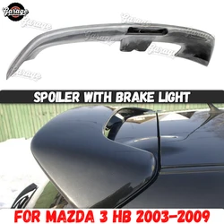 Spoiler case for Mazda 3 HB BK 2003-2009 strips style ABS plastic accessories protective body kit car styling tuning