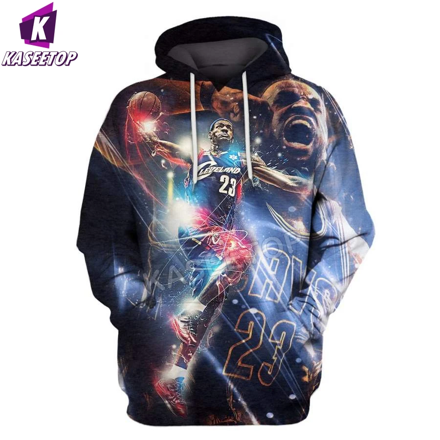 Basketball Star Printed 3D Cool Hoodies Men Women Fashion Long Sleeve Sweatshirts Unisex Pullovers Streetwear Casual Tracksuit