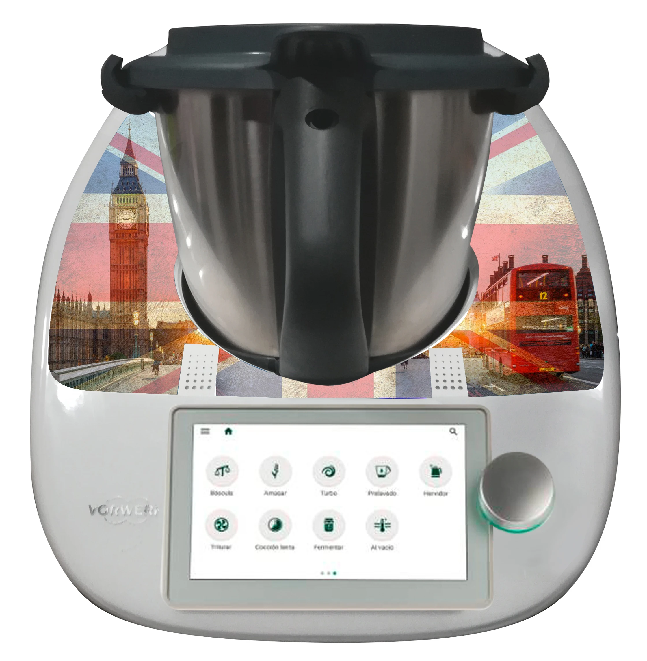 الفينيل الوفير الزخرفية ، الجانب ، فاليدو ل THERMOMIX TM5 و TM6 ، القبلات ، تزيين THERMOMIX الخاص بك