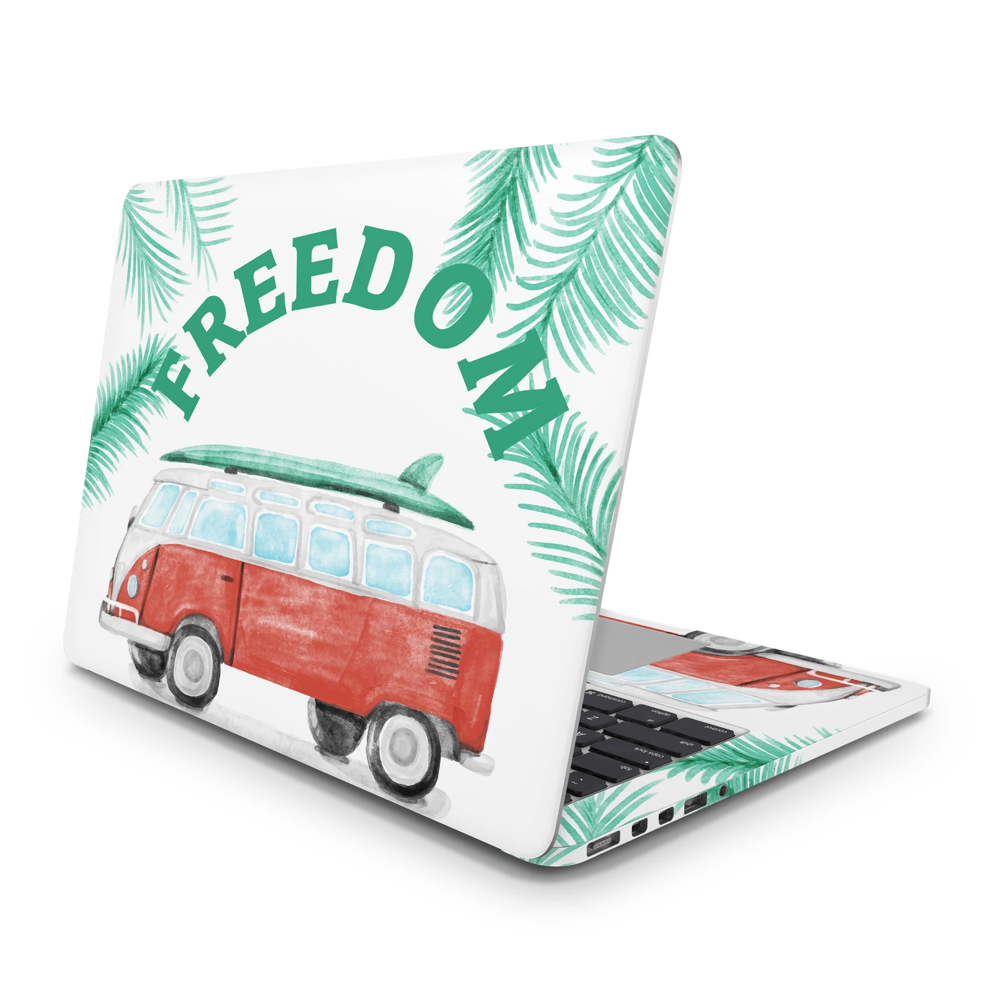 Sticker Master Vintage Caravan Freedom Laptop Vinyl Sticker Skin Cover For 10 12 13 14 15.4 15.6 16 17 19 