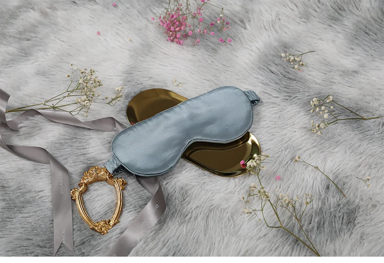 DISANGNI 100% Maulbeerseide Schlafmaske für Frauen und Männer, Weiche, Atmungsaktive, Lichtblockierende Augenmaske zum Schlafen und Reisen, 1 Stück – Detail 14
