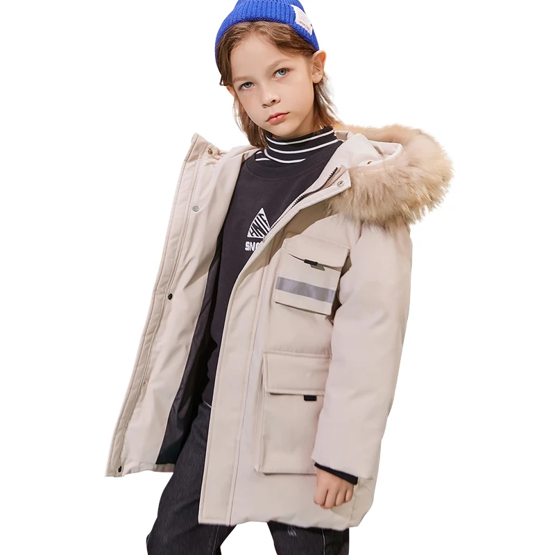 

Visaccy Children Winter Thicken Coat Outwear Kids Duck Down Jacket & Parka Boys Girls Hooded Warm Clothes