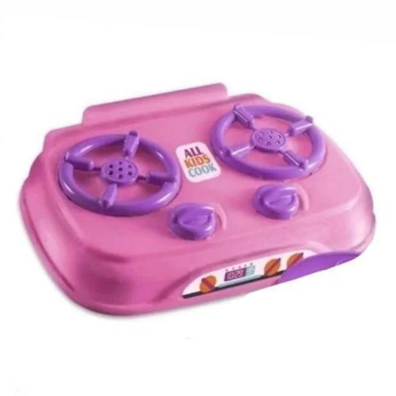 Children's Kitchen Stove Pink Toy CookTop CookTop With Button Rec Rec Educational Toy