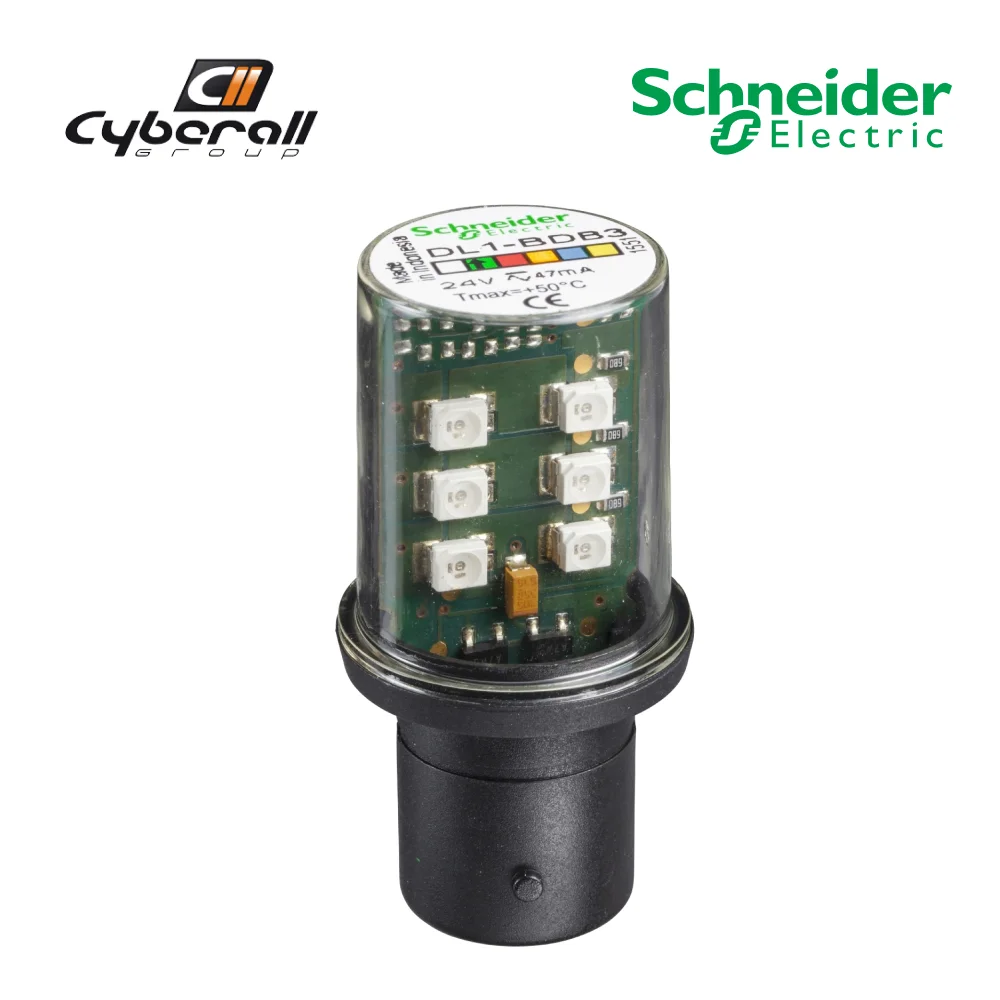 Schneider Electric-Cyberall-LED lamp BA 15D with protected LED bulb, 24V reference: DL1BDB3