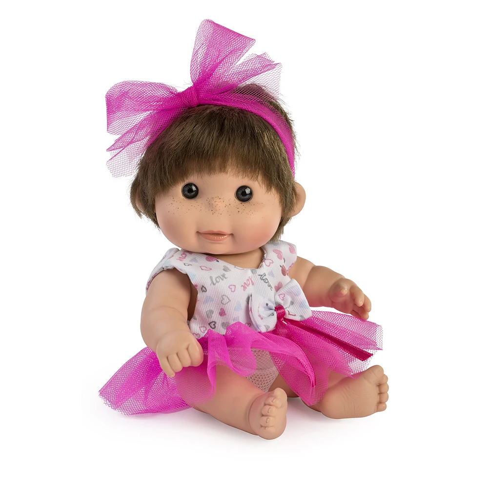 Berbese, baby doll mini Betty vinyl 26 cm, newborn for gift (2801) dolls for girls dolls toys for girls newborn dolls