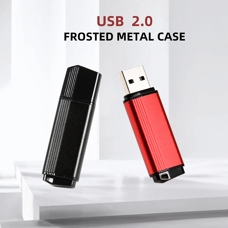 Plastic Mini 64Gb Flash Drive Free Logo USB 2.0 32GB Red Pen Drives Black Metal 16Gb Memory Stick Fat32 8GB  U Disk 4GB NTSF