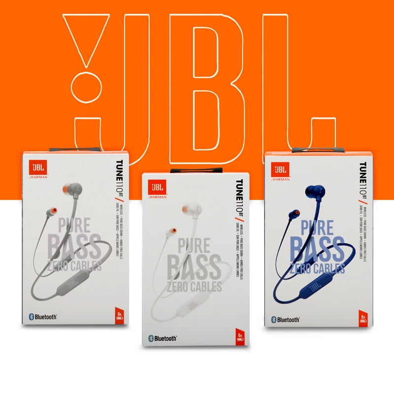 JBL Tune 110BT Bluetooth In-Ear Headset.Headset reproduce that same JBL sound, punching out bass that’s both deep and powerful.