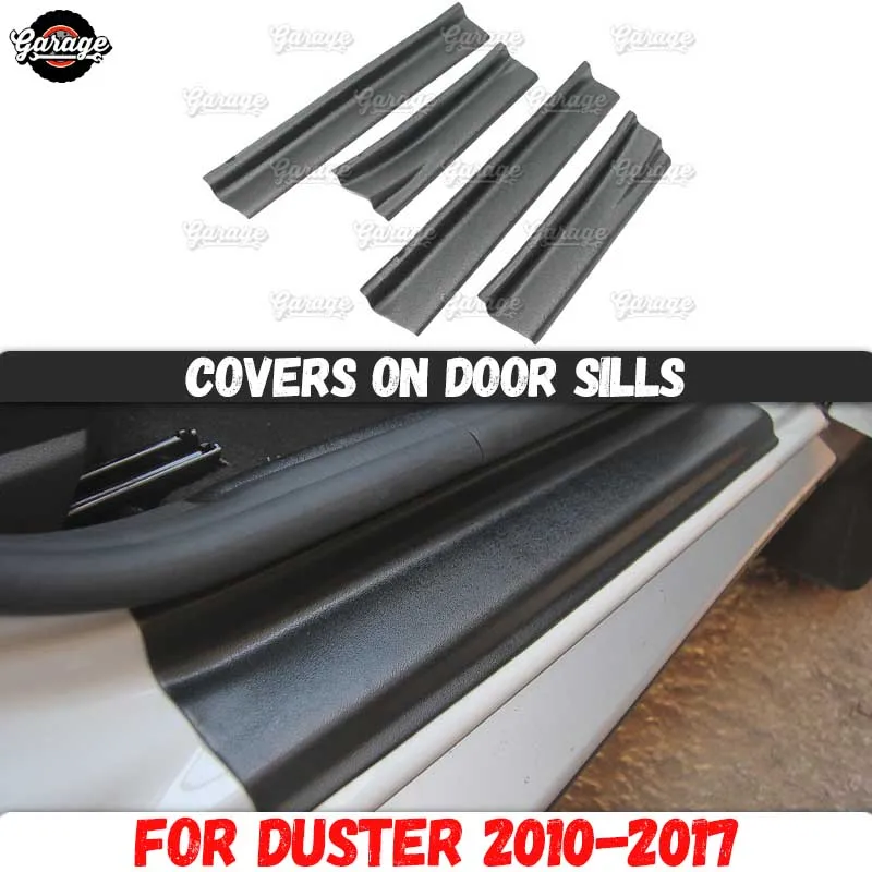 

Guard covers on door sills for Renault / Dacia Duster 2010-2017 ABS plastic 1 set / 4 pieces accessories interior molding car