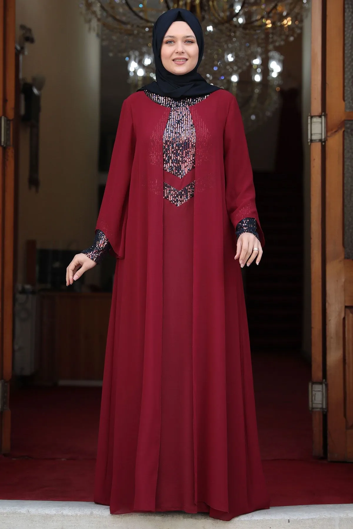 Delicate hijab evening Dress Zümr xxxxl big size Spring evening Dress Amine Hüma big size skirt tunik muslim Dubai turkish hijab islamic