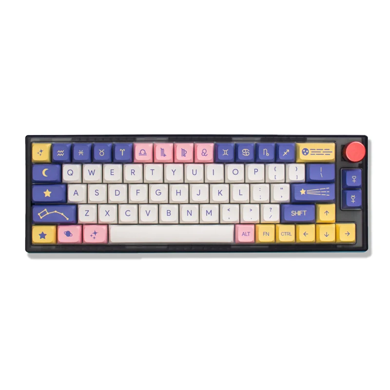 Astrology PBT 134 Keys Keycaps DYE-Sublimation XDA Profile For Mechanical Keyboards MX Switch GH60/64/68/84/87/104