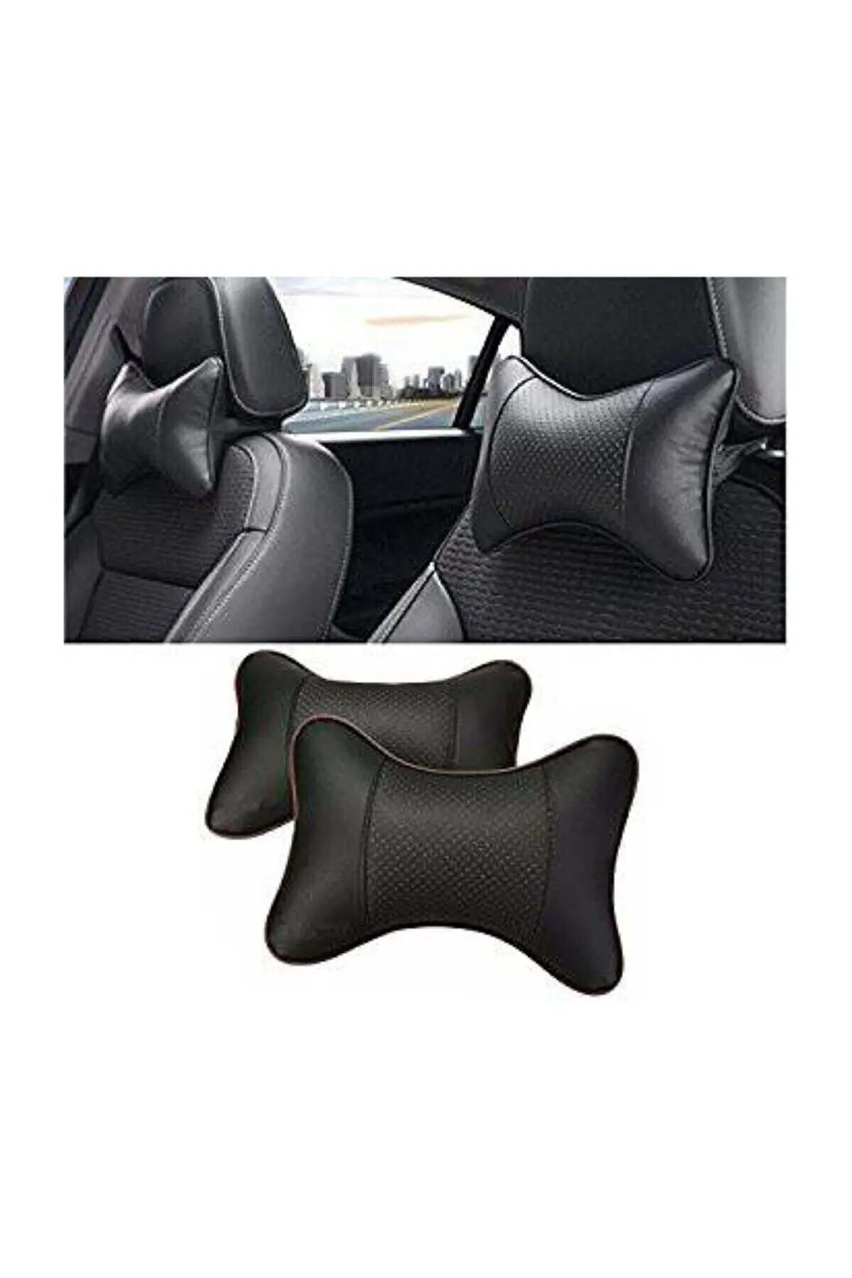 Special Patterned 2 Li 5d Orthopedic Auto Neck Cushion (Ultra Lux) soft quality fabric relaxing comfortable beautiful design fas