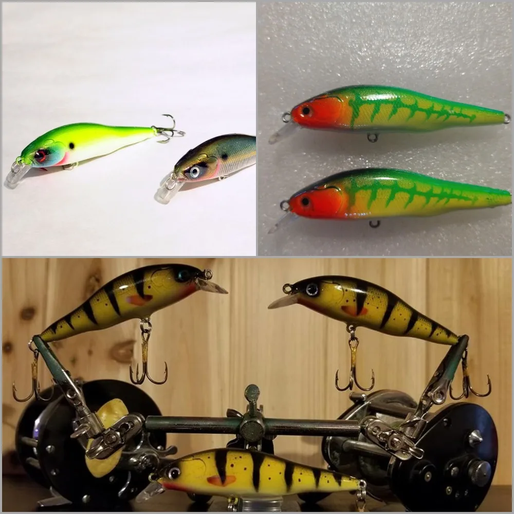 WLure Crankbait transparente 8,5 cm – Señuelo sin pintar para personalizar - imagen 3