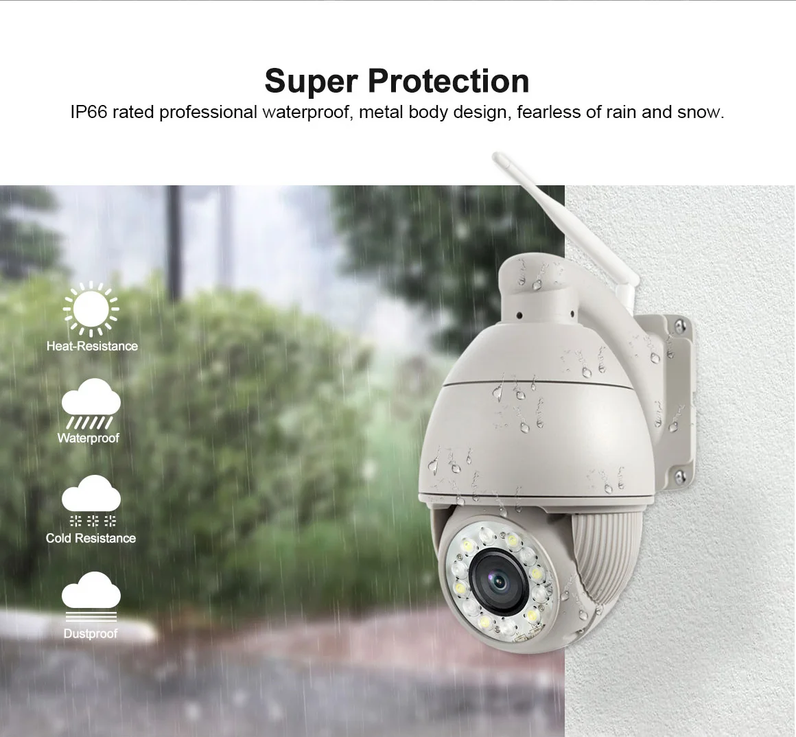 Sricam SP008 5MP 5G Wifi IP Thông Minh Camera Ngoài Trời Chống Nước Không Dây Quan Sát 4 "PTZ Starlight Full Tầm Nhìn hệ Thống Giám Sát