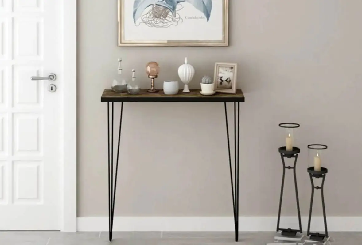 Console Tables Decoration Living Room Furniture Home Decor Modern Minimalist Design Wooden Iron New Natural