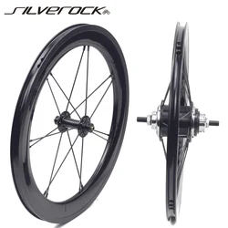 SILVEROCK Alloy Wheels for Folding Bike, SRF3 Rim Brake Wheels, Upgrade Internal Gear 6 Speed, 16inch 349 3SIXTY PIKES Wheelset