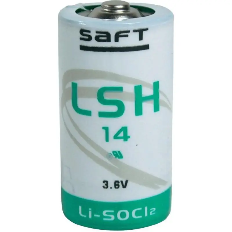 SAFT LSH14 3.6V 5.8Ah no rechargeable for memory stock, industrial scales, beacons, wireless alarms