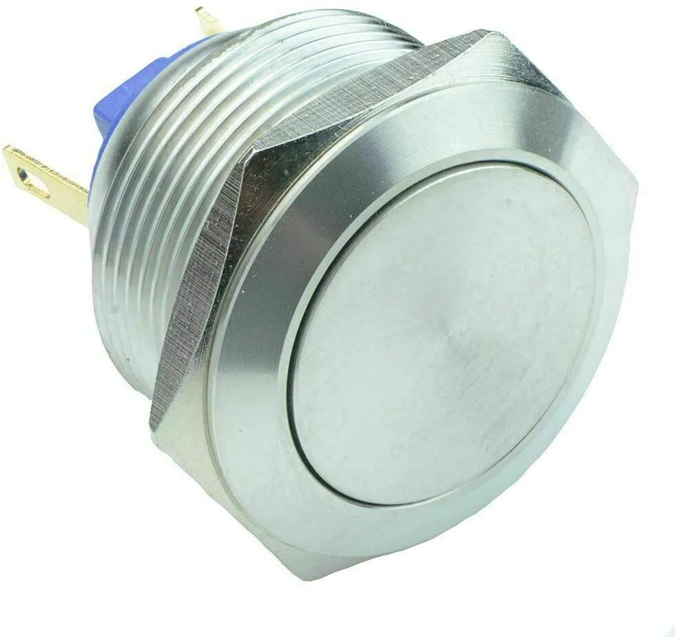 

Waterproof Push Button Push Button, 2A Waterproof Stainless Steel Push Button Momentary Switch (16mm)