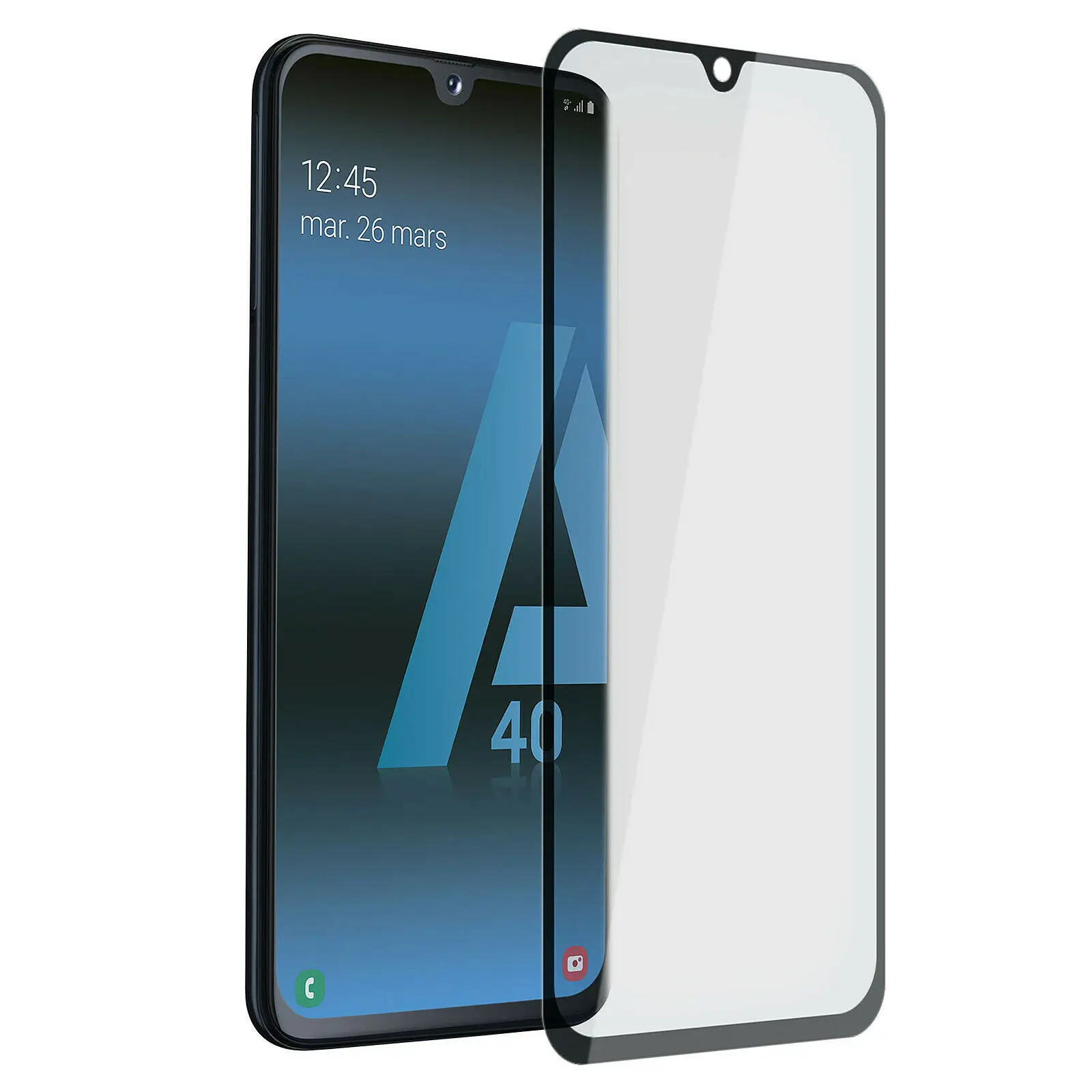 High quality 9H tempered glass screen Protector for Samsung Galaxy A40 sent from Spain