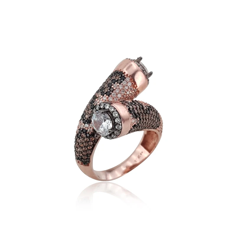 Leopard Statement Women Rings 925 Sterling Silver Ladies Rings for Women