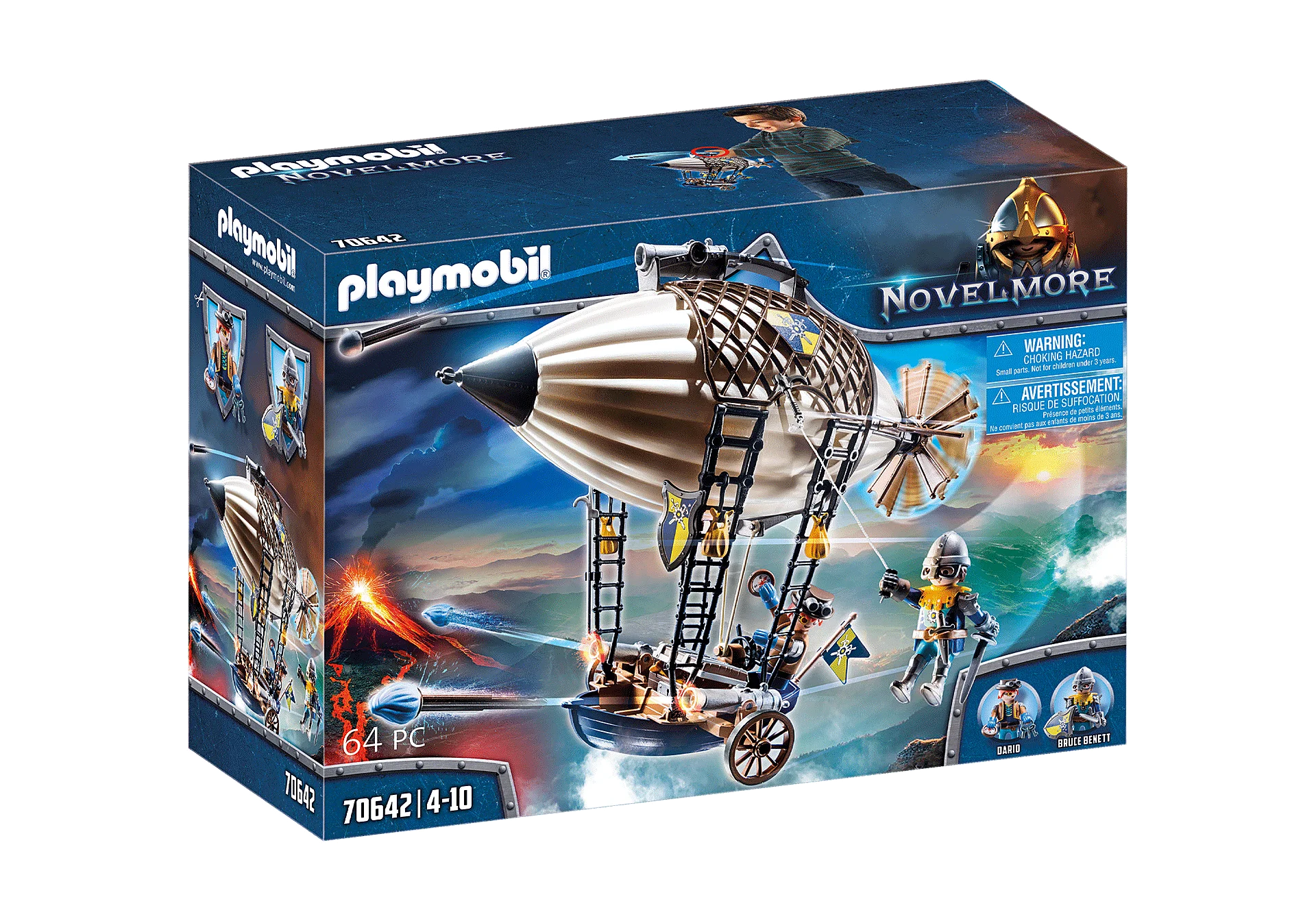 PLAYMOBIL 70642 ZEPPELIN NOVELMORE DARIO: 아이들의 창의력과 재미를 동시에 잡는 인형