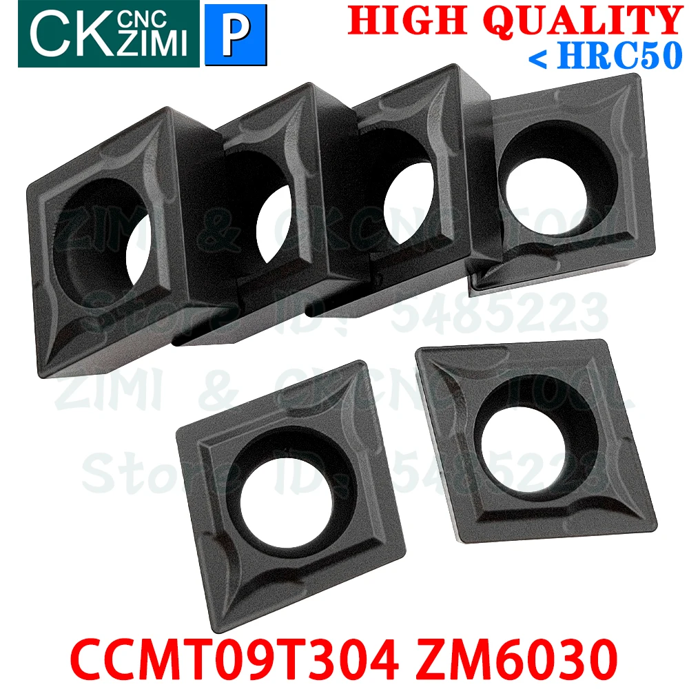 CCMT09T304 ZM6030 CCMT 09T304 ZM6030 كربيد إدراج الخارجية تحول إدراج أدوات سلبية ماكينة بتحكم رقمي بالكمبيوتر مخرطة معدنية أداة القطع