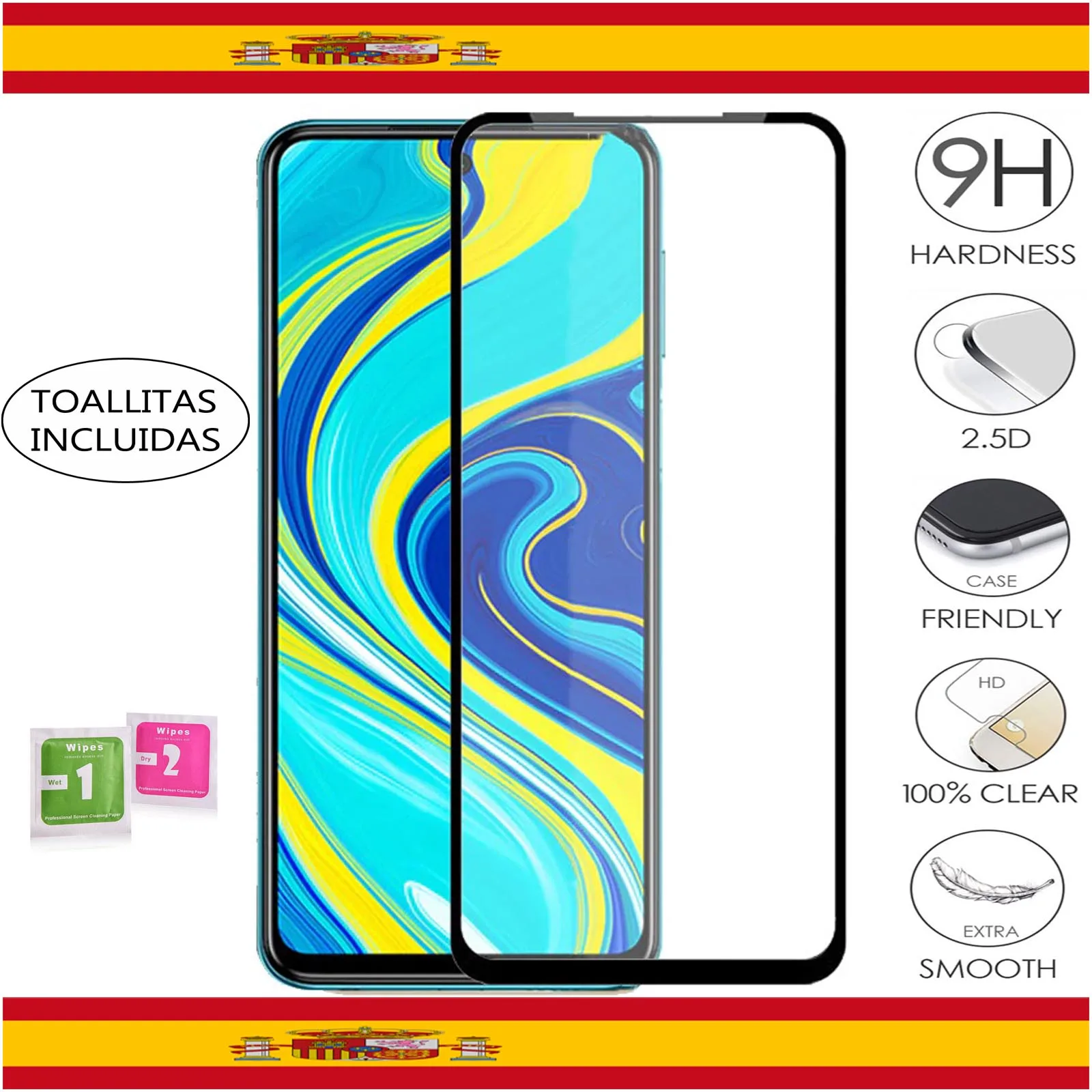 Full Screen Protector for Xiaomi Redmi Note 9S | 9 | Pro | Max | Redmi 9 Tempered Glass Tempered Glass Screen