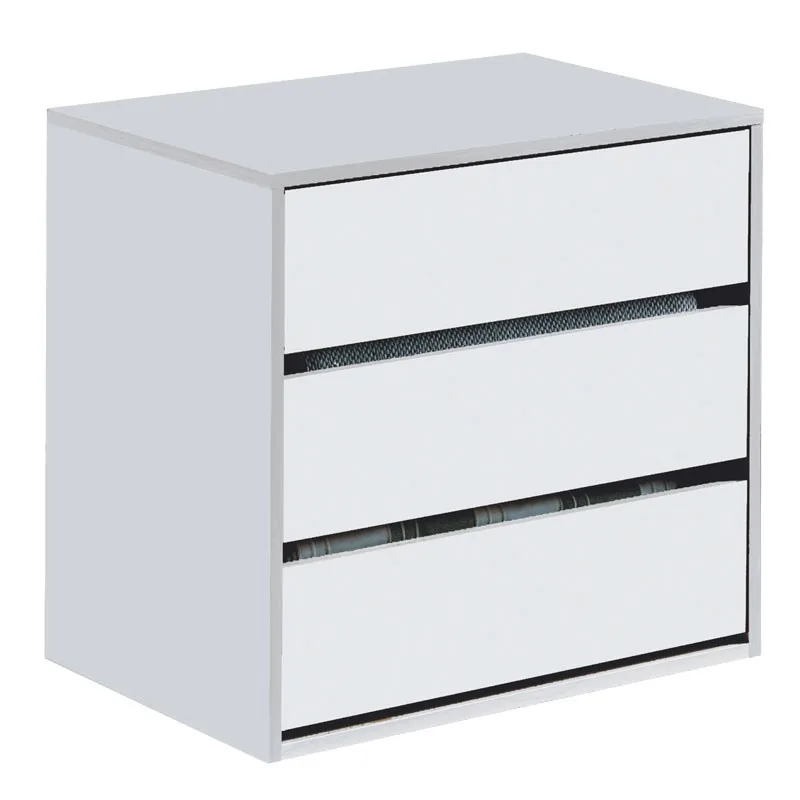 Drawer cabinet, bedroom auxiliary furniture, white furniture, drawers White. Measures: 60x57x44 cm