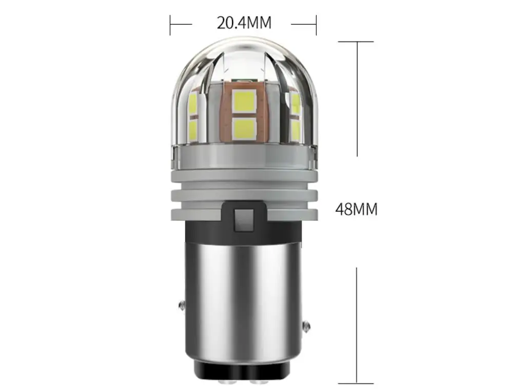 EUR Stop brake lamp For TOYOTA PROACE Box Body Estate MDX Car Led lamp bulb direction error free canbus bay15d baz15d  2pc