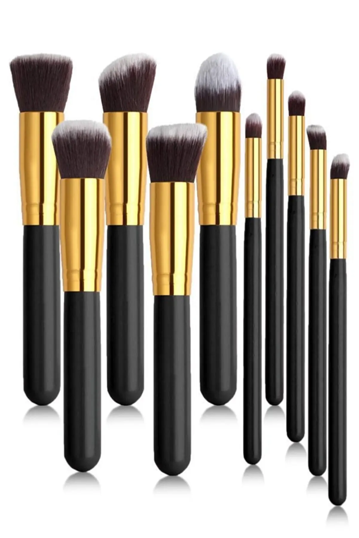 10 Pcs Gold Beauty Makeup Brush Set Make-up for women Cosmetics makeup brushes For beauty