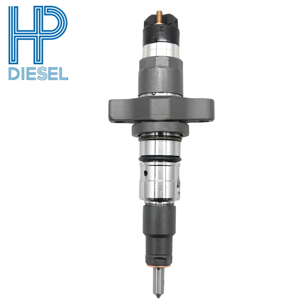 

Common rail diesel fuel injector 0445120007, for Cummins ISBe engine, for nozzle DSLA143P970, for control valve F00RJ00339, NEW