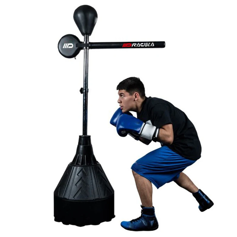 Boxing Reaction Target Stick Equipment Spinning Bar Free Standing with Punching Ball Strength Training Adult TITLE RAPID-REFLEX