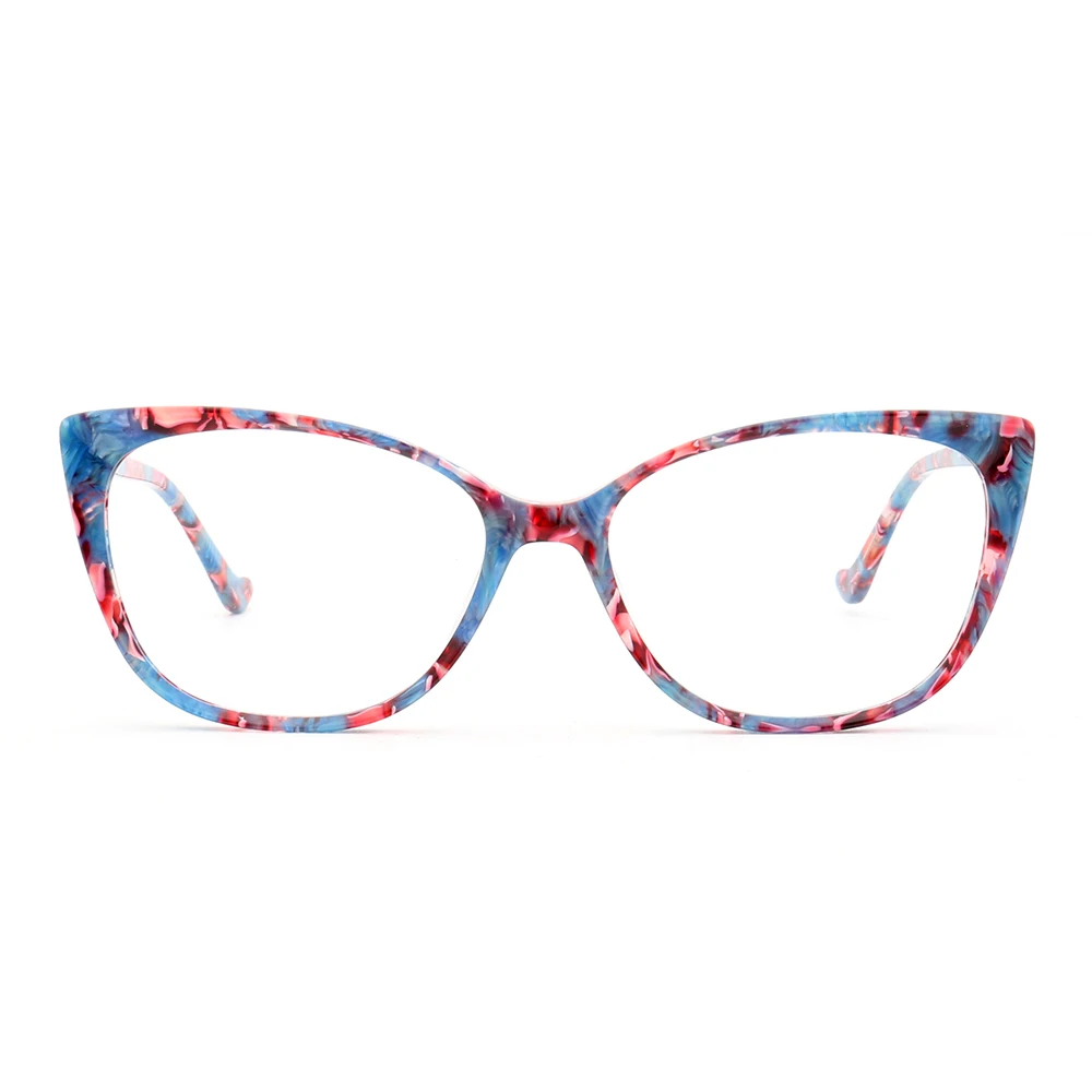 Women Cat Eye Eyeglass Frames for Women Optical Glass Frames Retro Pink Tortoise Prescription Eyewear Fashion Female Spectacles