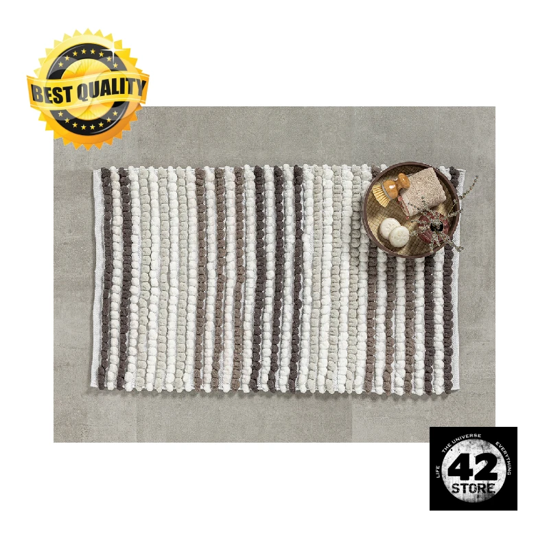 

Balls Cotton Polyester Bath Mat 60x90 Cm Anthracite-dark Grey-Light Gray English Home High Quality