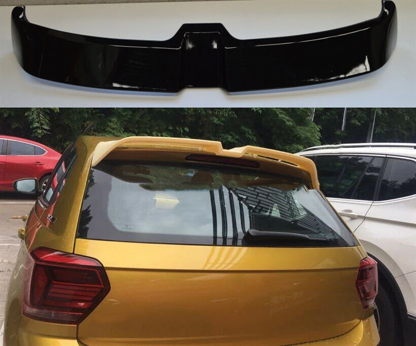 SPOILER VW POLO VI AW from 2017 black SPOILER glitter