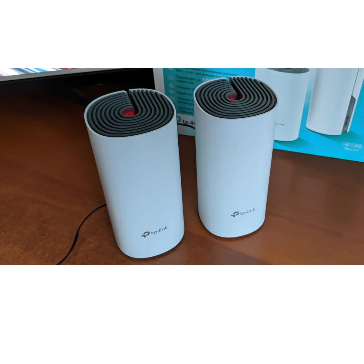 Tp-Link Deco E4 Whole Home Mesh Wifi System, Work with Wi-Fi Booster, Parent Control Router, Pack of 2