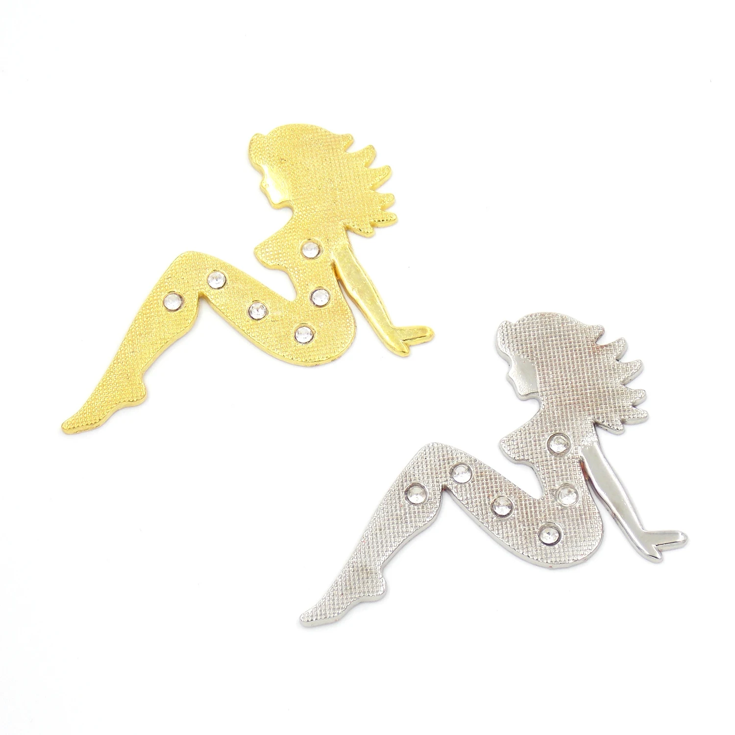 

Car 3D Metal Sticker Beauty Woman Emblem Badge Decals (Size: 6cm*4cm)