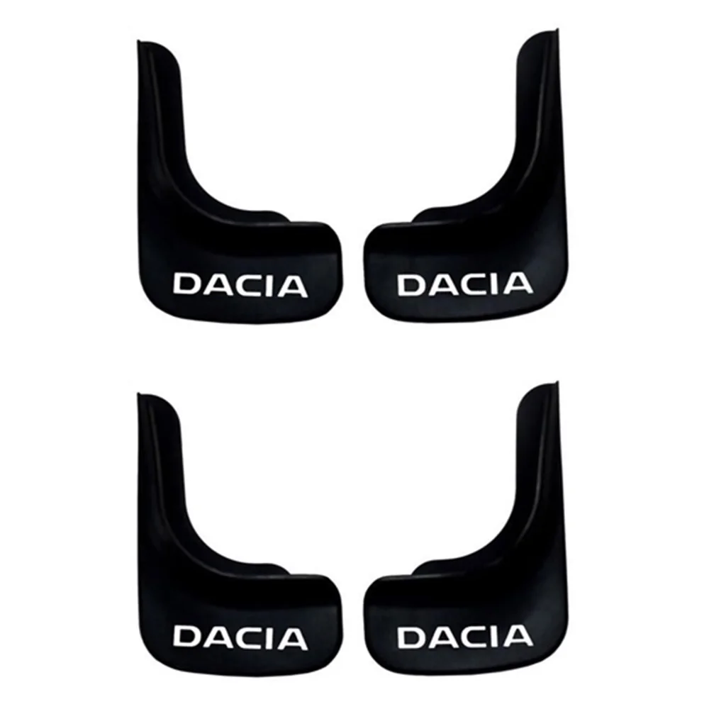 For Dacia Dokker Car Mudguards 4 Pcs . Flexible Plastic Mudflaps Fender A+ Quality Automotive Accessory Tuning