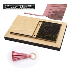 Tassels Steel Cutting Die for Leather Craft, Key Chain Rule, Acrylic Template, Key Cutter, Click BM100