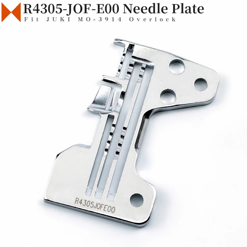 R4305-JOF-E00 Throat Plate Fit JUKI MO-3914 (4 Thread) Industrial Overlock Sewing Machine Parts Needle Plate 2x4.8mm