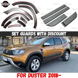 Guard of wheel arches and doors for Dacia Duster 2018- / Renault Duster 2021- ABS plastic accessories plate car styling molding