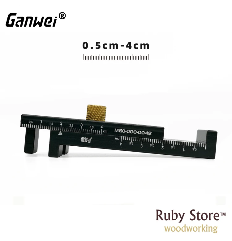 Gap Gauge, to measure dados, grooves, mortises and tenons, Ganwei Woodworking