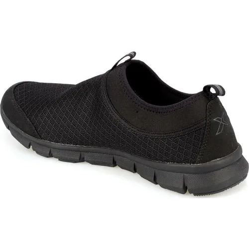 Kinetix Voten-zapatos negros para caminar para hombre, ropa informal, deportes de senderismo de fácil ventilación, adecuados para uso diario