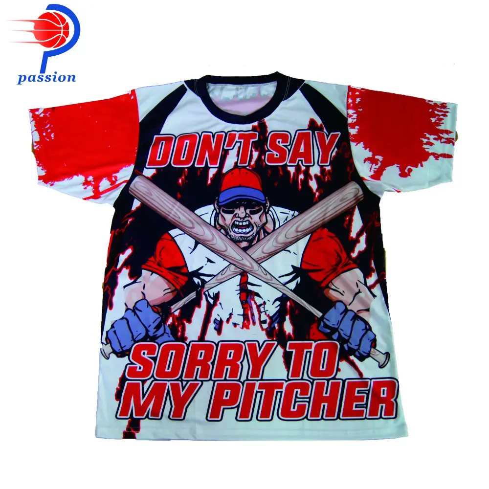 

$25 USD each Crew Neck Custom Teamwear Softball Jersey with For Adult League