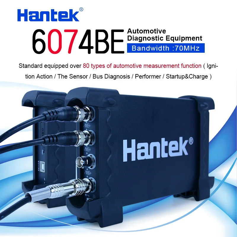 Hantek 6074BE(Series Kit I) 4CH 70MHZ Standard equipped over 80 types of automotive measurement function USB2.0