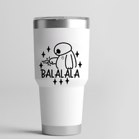 Big Hero 6 Baymax Vinyl Sticker Water Bottle, Mug, Cup Decor, Baymax Ba La La La Laptop Decals, Phone Stickers, Car Window Decal