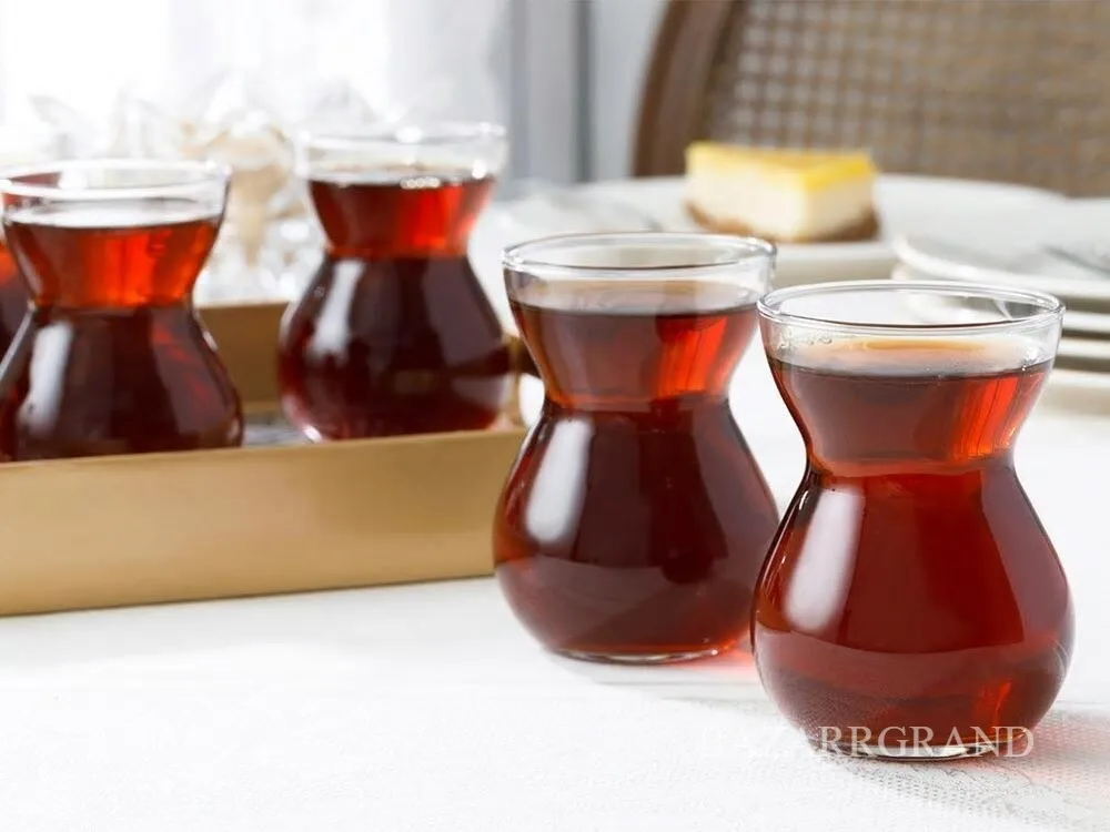 Turkish tea cup set black tea 6 pcs 140ml best cup coffee turkish Tredinational tea cups tea cup FREE  SHİPPİNG