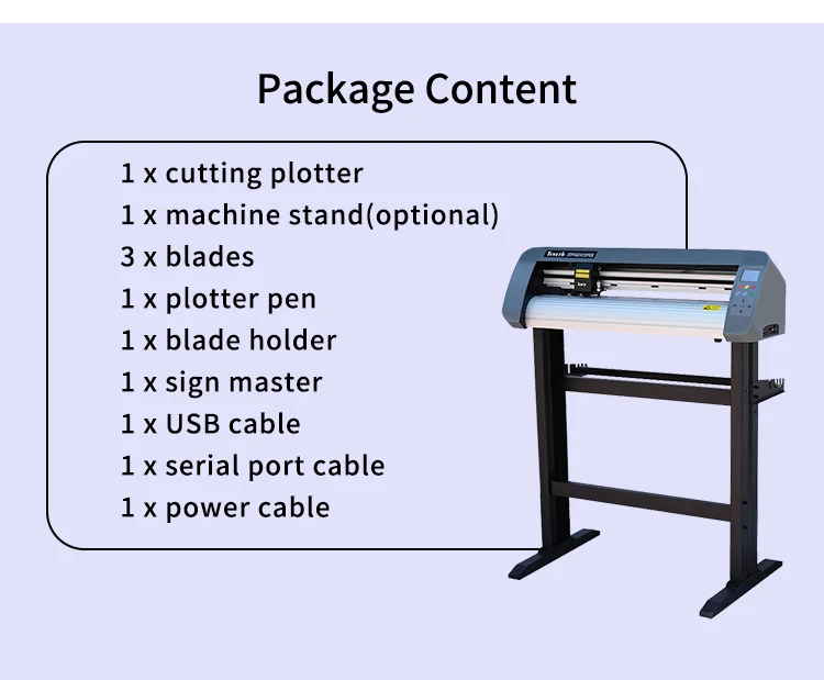 Sticker Cutter Plotter Th740L Teneth 24Inch Cutting Plotter Machine 740Mm Die Cutting Plotter