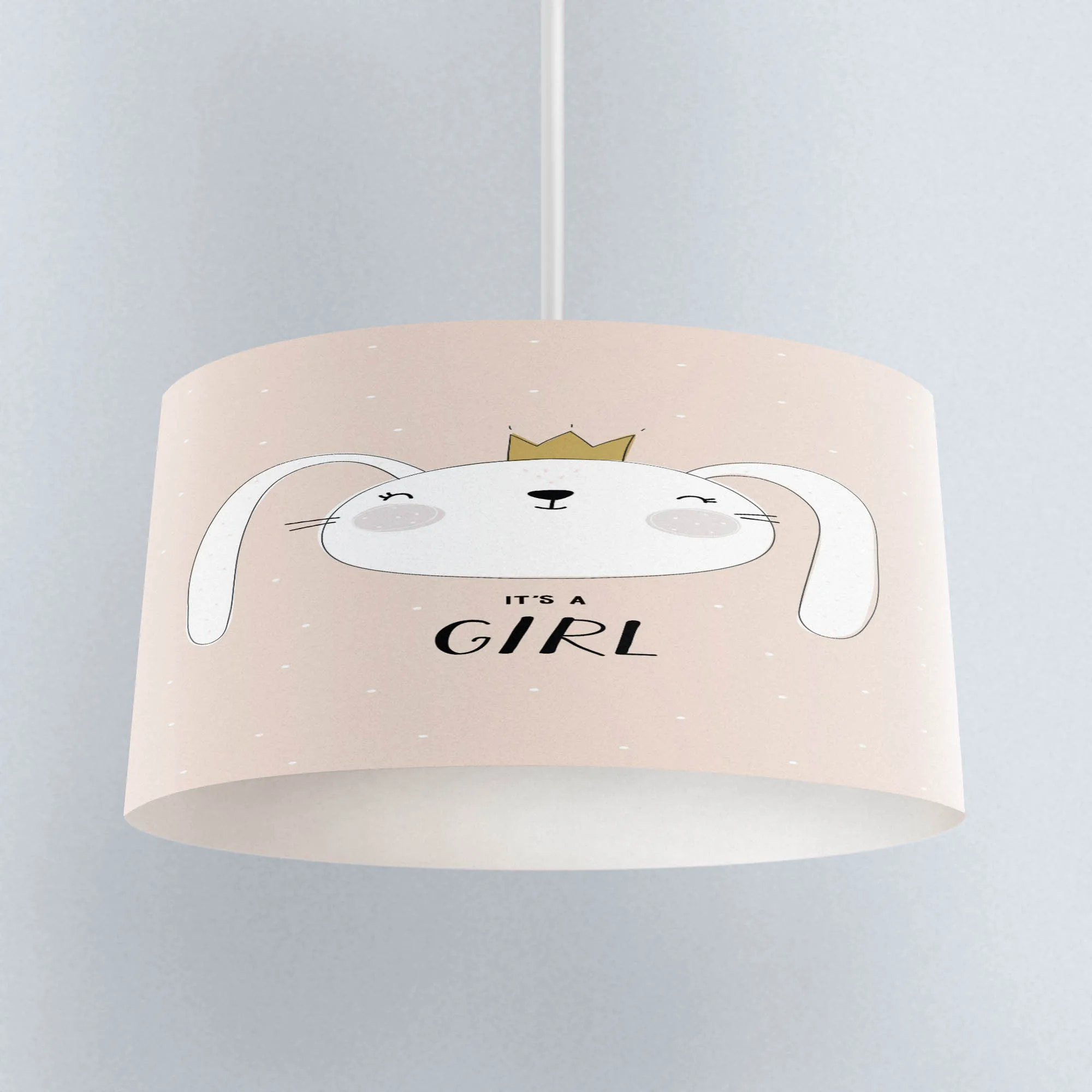 

Else Pink White Princess Girl Scandinavian Print Fabric Kids Chandelier Lamp Drum Lampshade Floor Ceiling Pendant Light Shade