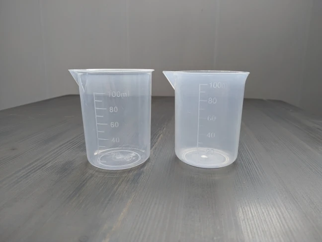 50/100/150/250ml1pcs ogni bicchiere graduato graduato in plastica trasparente becher liquido misurino contenitore liquido piccolo