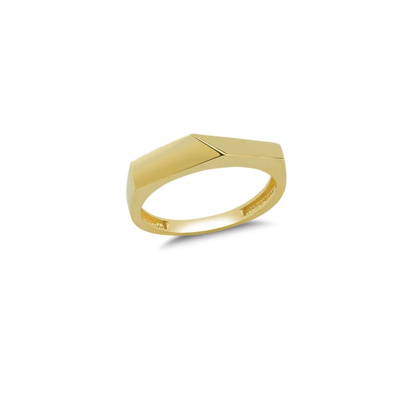 14K Solid Gold Classy Ring for Women